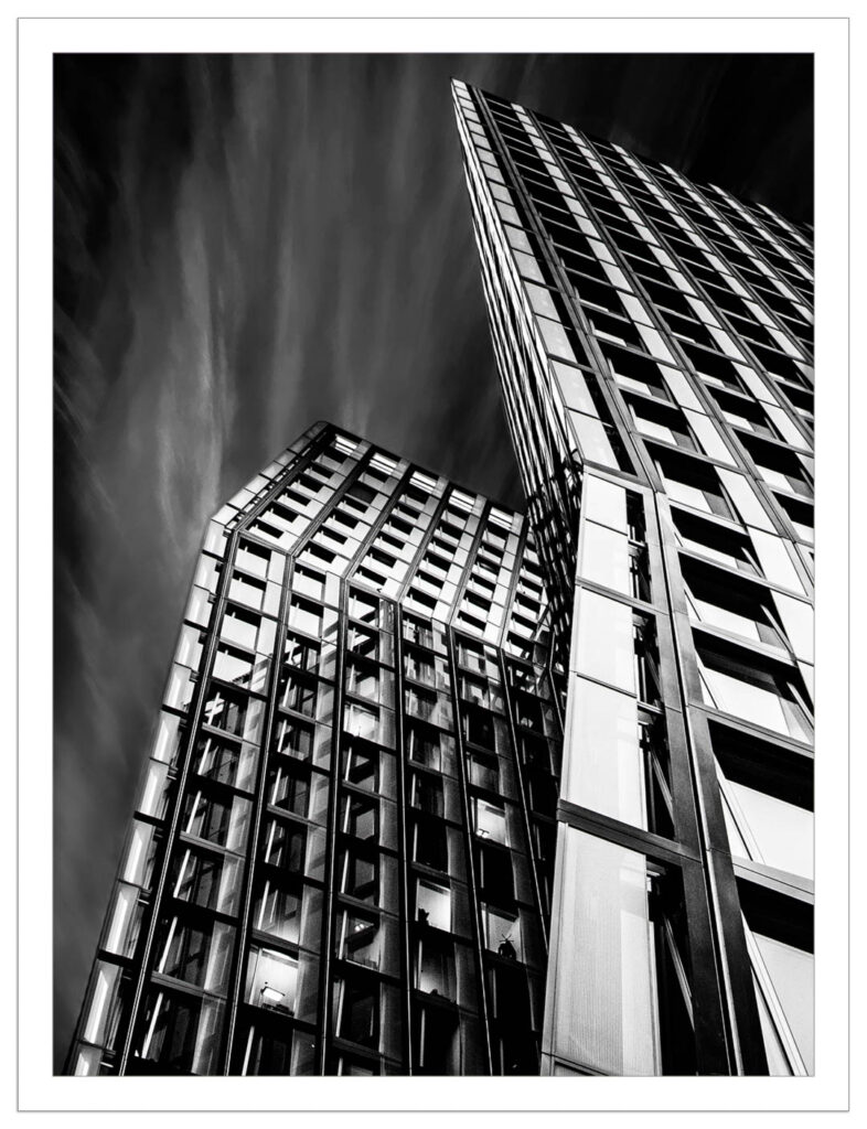 FineArt-Print of the Dancing Towers at Reeperbahn Hamburg