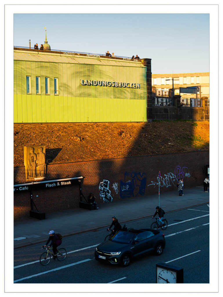 Station Landungsbruecken at the river Elbe in Hamburg.