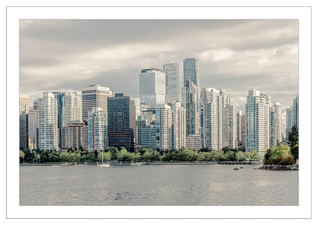 Skyline of Vancouver, B.C. Canada
